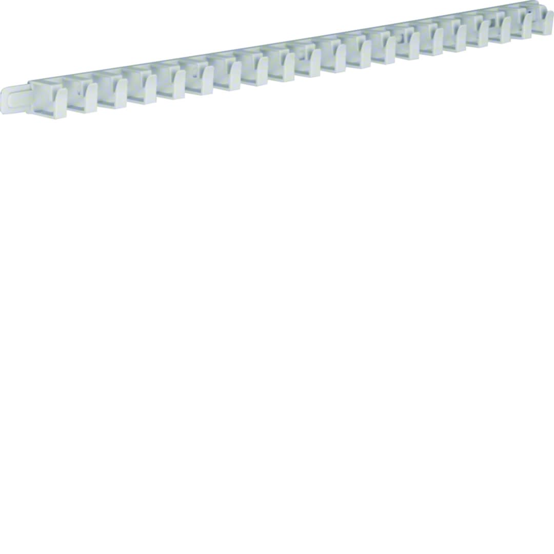 Hager - Goulotte de câblage flexible autocollante sans halogène 10mm L=250mm Gris clair