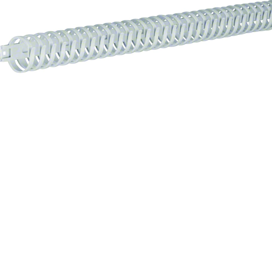 Hager - Goulotte de câblage flexible autocollante sans halogene 30mm L=500mm Gris clair