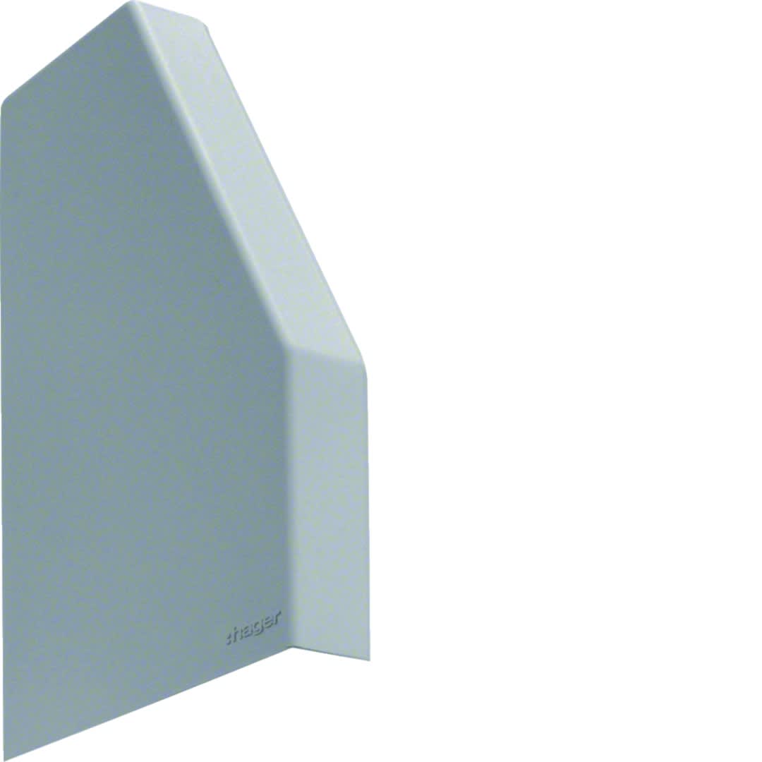 Hager - Embout de fermeture beha-set droit-gauche pour RK110 RAL 7030 gris