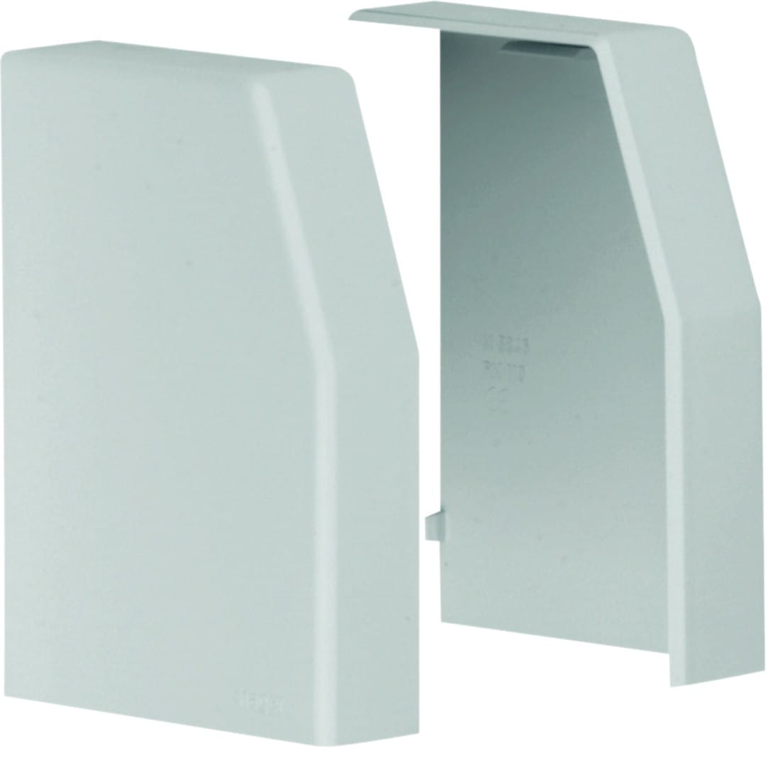 Hager - Embout de fermeture beha-set droit-gauche pour RK110 RAL 7035 gris clair