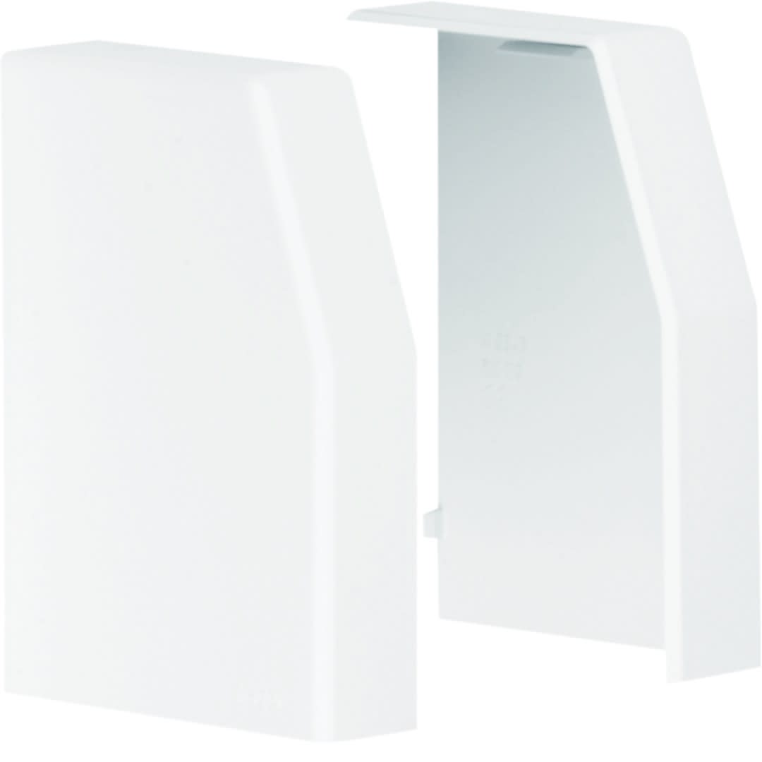 Hager - Embout de fermeture beha-set droit-gauche pour RK110 RAL 9010 blanc paloma
