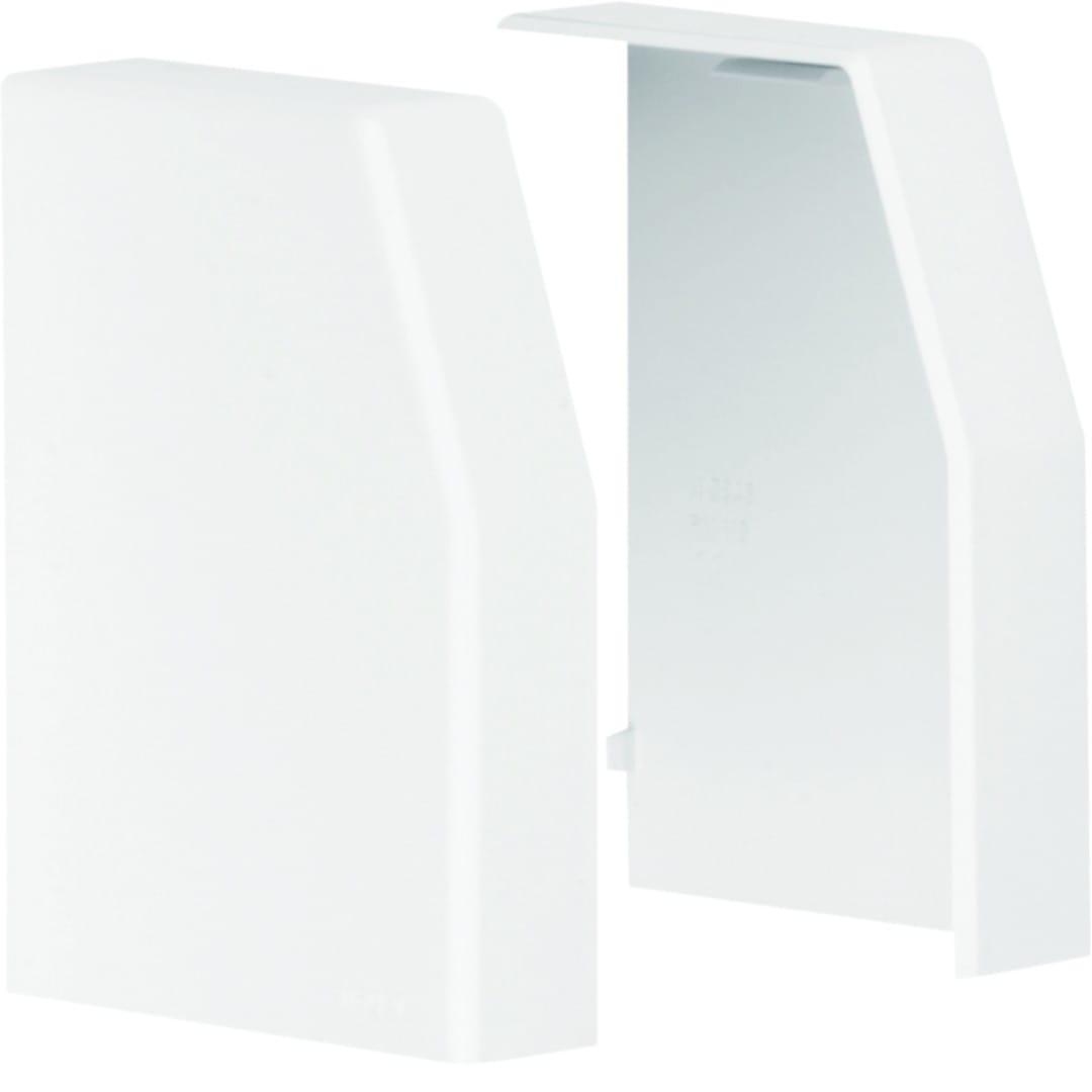 Hager - Embout de fermeture beha-set droit-gauche pour RK110 RAL 9010 blanc paloma