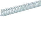 Hager - Goulotte de câblage flexible autocollante sans halogene 40mm L=500mm gris clair