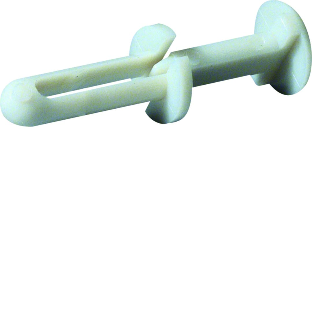 Hager - Rivet pour trou de perçage 4mm sans halogene résistance de serrage 2-5mm gris