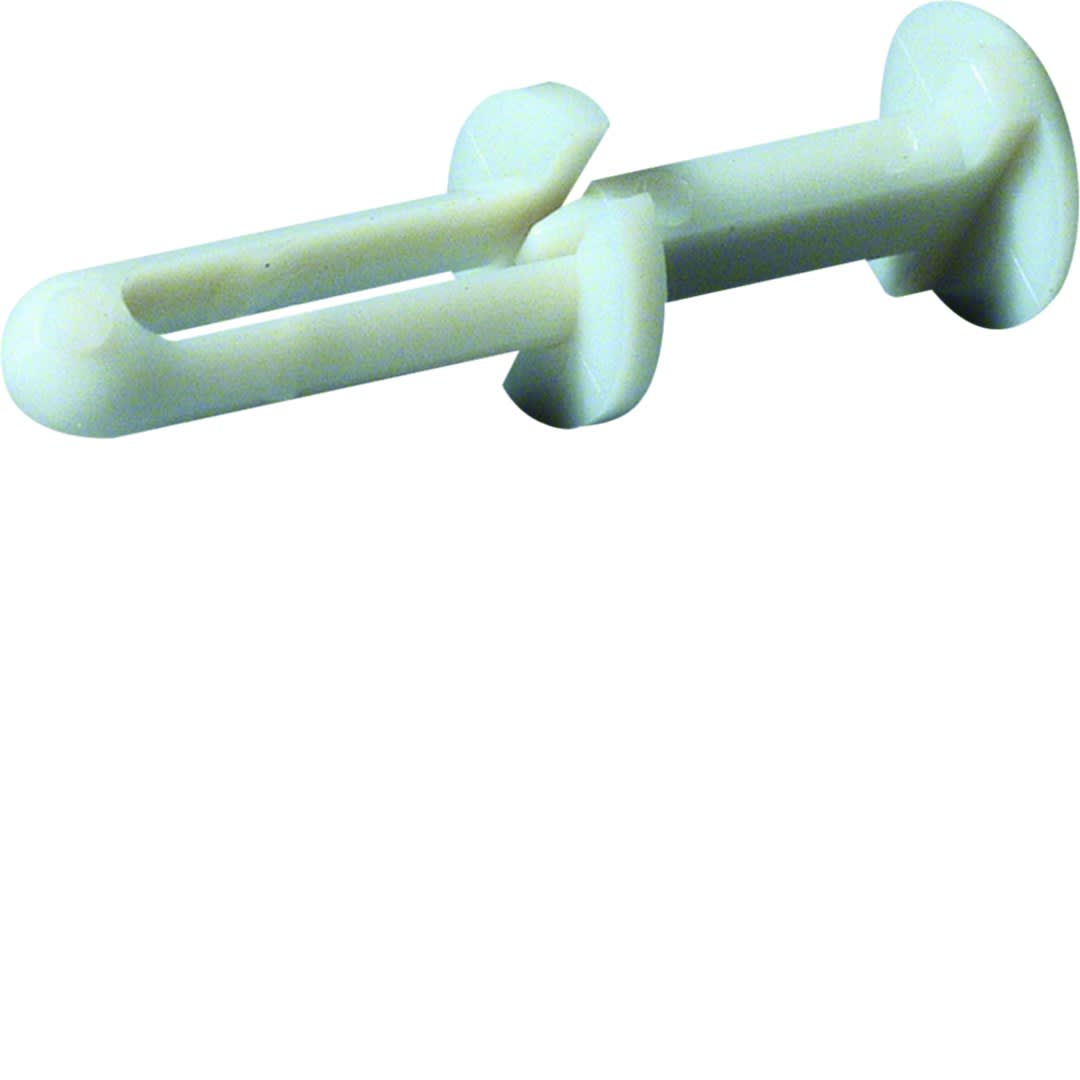 Hager - Rivet pour trou de perçage 4mm sans halogene résistance de serrage 4-7mm gris