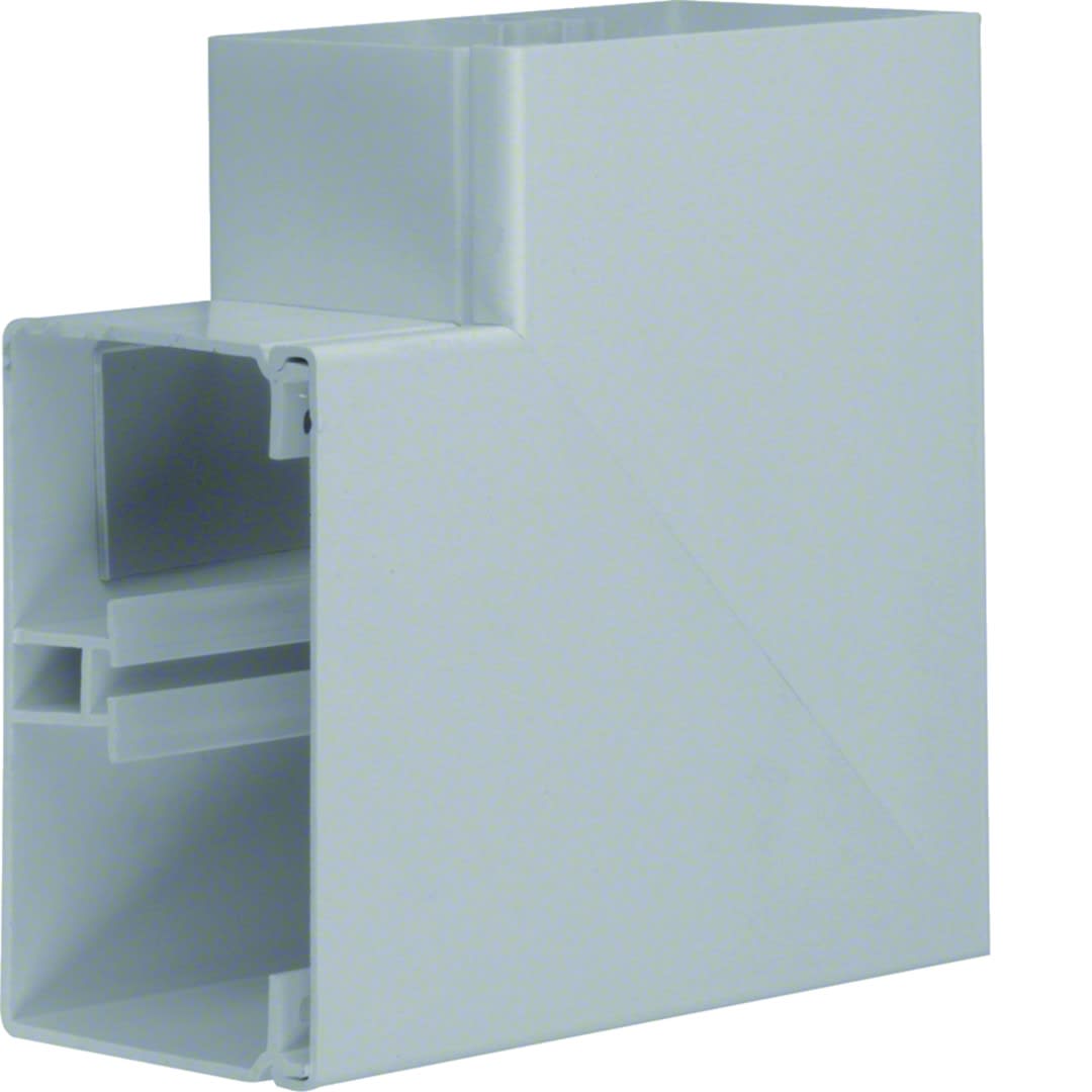 Hager - Angle plat lifea pour FB80130 h 130mm x p 82mm 4 agrafes RAL 7030 gris