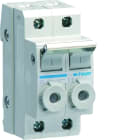 Hager - Porte-fusible combiné 2P 20A 380V L38 2M avec cartouche
