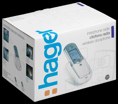 Hager - Kit interphone 1 log. (combiné+base secteur+badge+platine+coffret tech.)