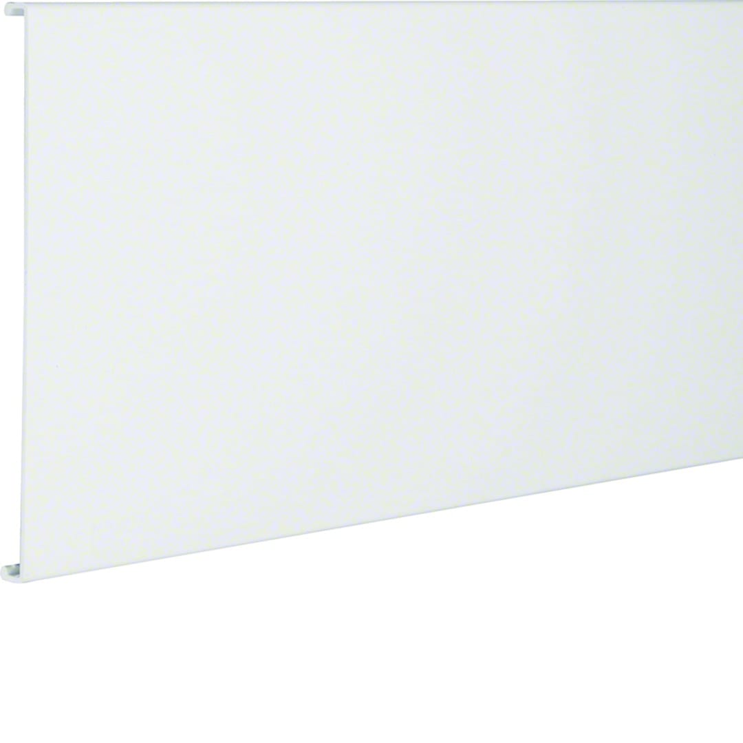 Hager - Plaque arrière pour goulotte lifea p60mm h190mm PVC rigide RAL 9016 Pure