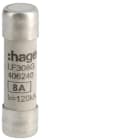 Hager - Cartouche Fusible cylindrique 10x38mm gG 8A 500V AC 120kA