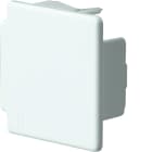 Hager - Embout pour goulotte de distribution lifea LFF 40x40mm Blanc