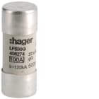 Hager - Cartouche Fusible cylindrique 22x58mm gG 100A 500V AC 120kA