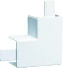Hager - Angle plat pour goulotte de distribution lifea LFF 20x35mm Blanc