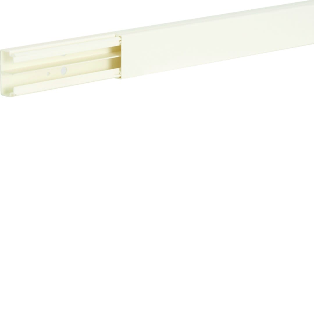 Hager - Goulotte lifea PVC h 35mm x p 20mm 1 cloison sans agrafe RAL 9010 blanc paloma