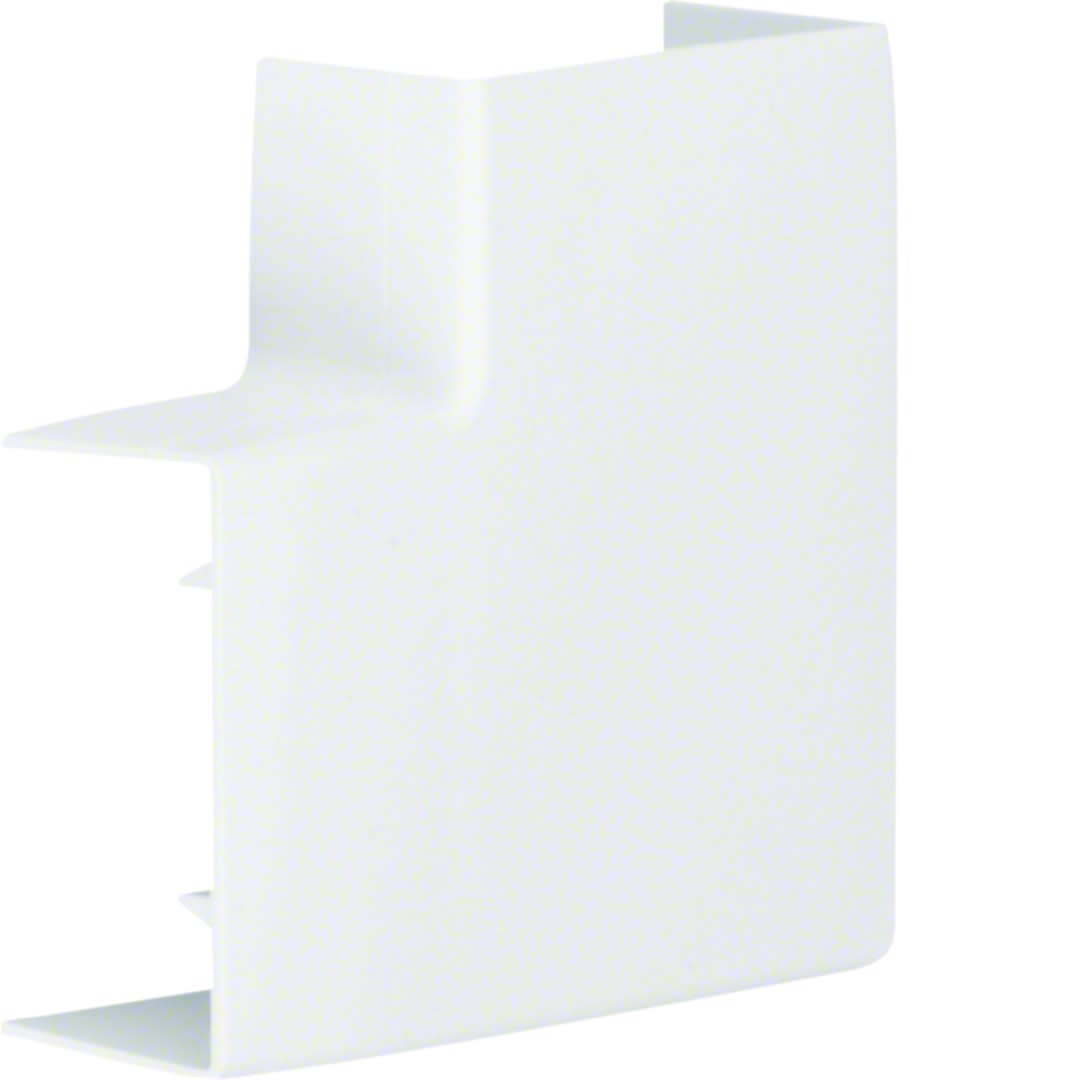 Hager - Angle plat variable lifea pour LF/LFF30060 h 57mm x p 30mm RAL 9010 blanc paloma