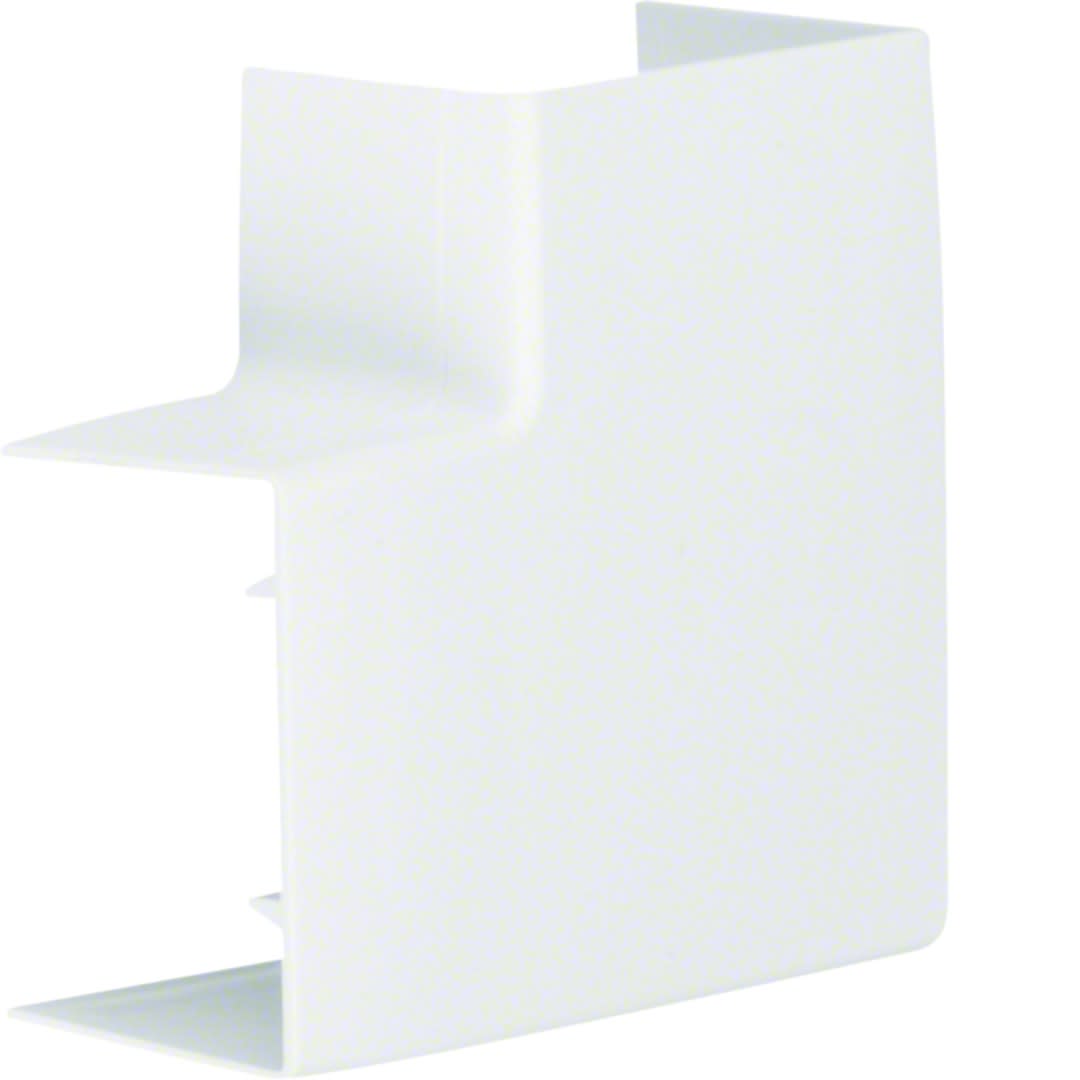 Hager - Angle plat variable lifea pour LF/LFF40060 h57mm x p40mm RAL 9010 blanc paloma
