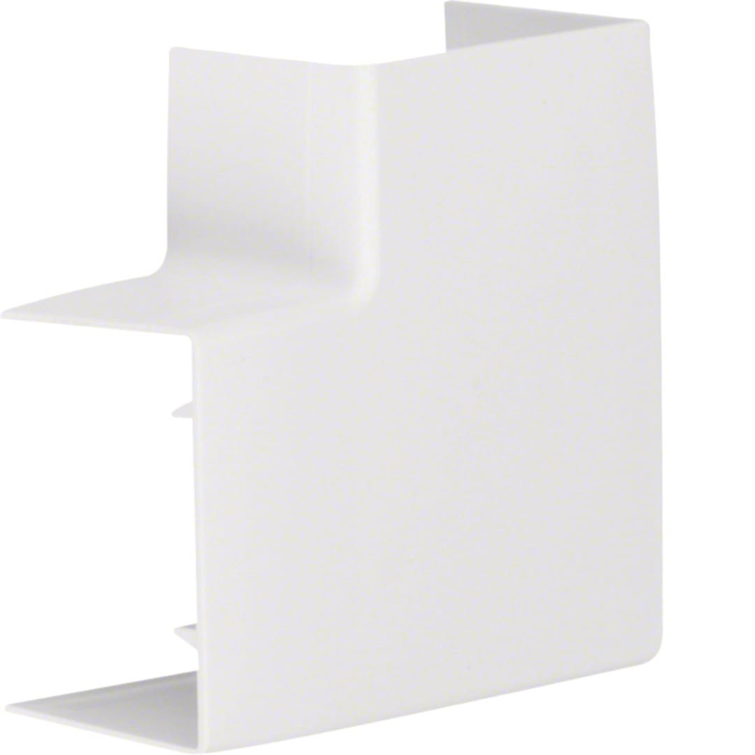 Hager - Angle plat variable lifea pour LF-LFF40060 h57mm x p40mm RAL 9010 blanc paloma