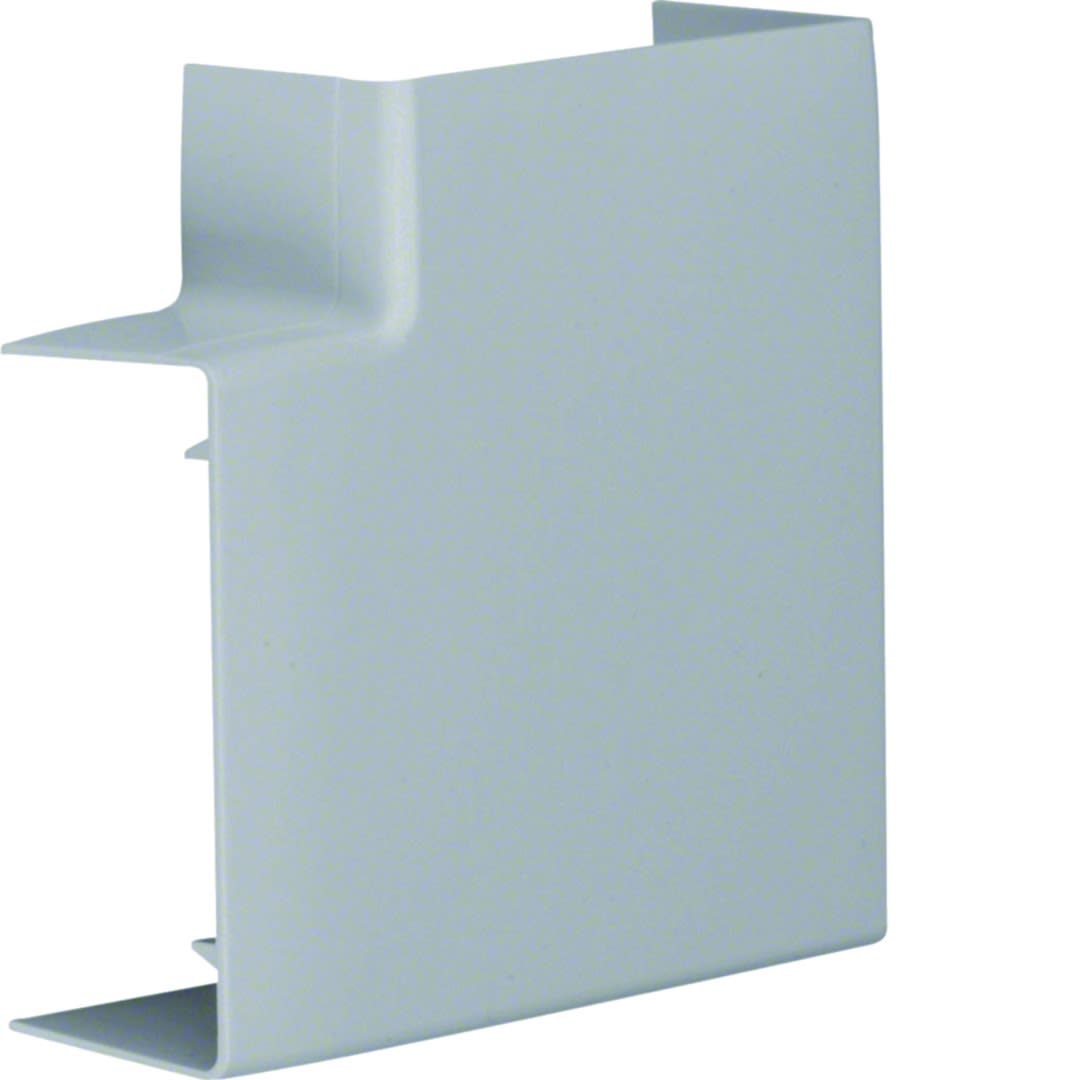 Hager - Angle plat variable lifea pour LF/LFF40090 h 90mm x p 40mm RAL 7030 gris