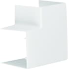 Hager - Angle plat pour goulotte de distribution lifea LFF 60x60mm Blanc