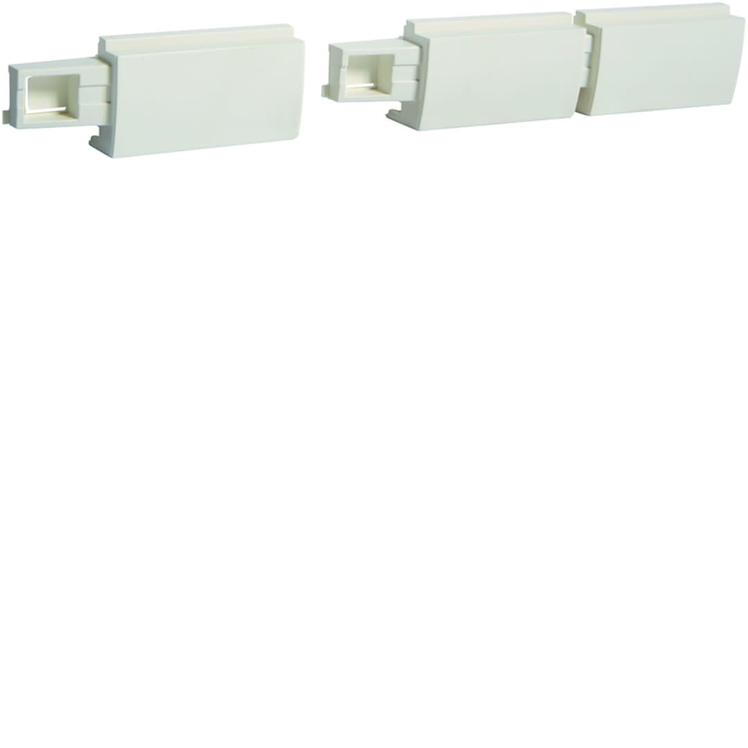 Hager - 10 extensions pour support appareillage lifea LFF71H090BP RAL 9010 blanc paloma