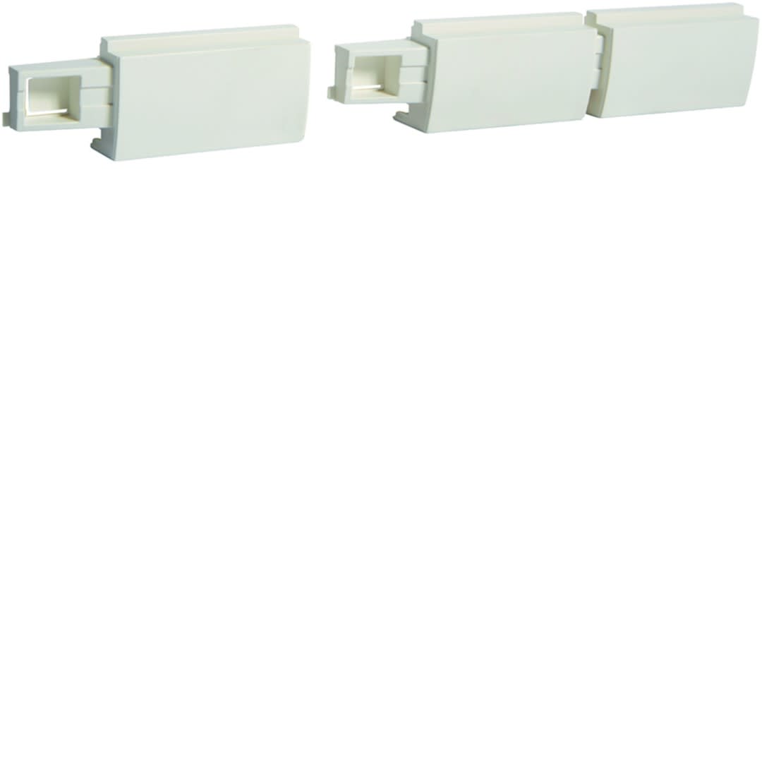 Hager - 10 extensions pour support d'appareillage lifea LFF71H090P Blanc