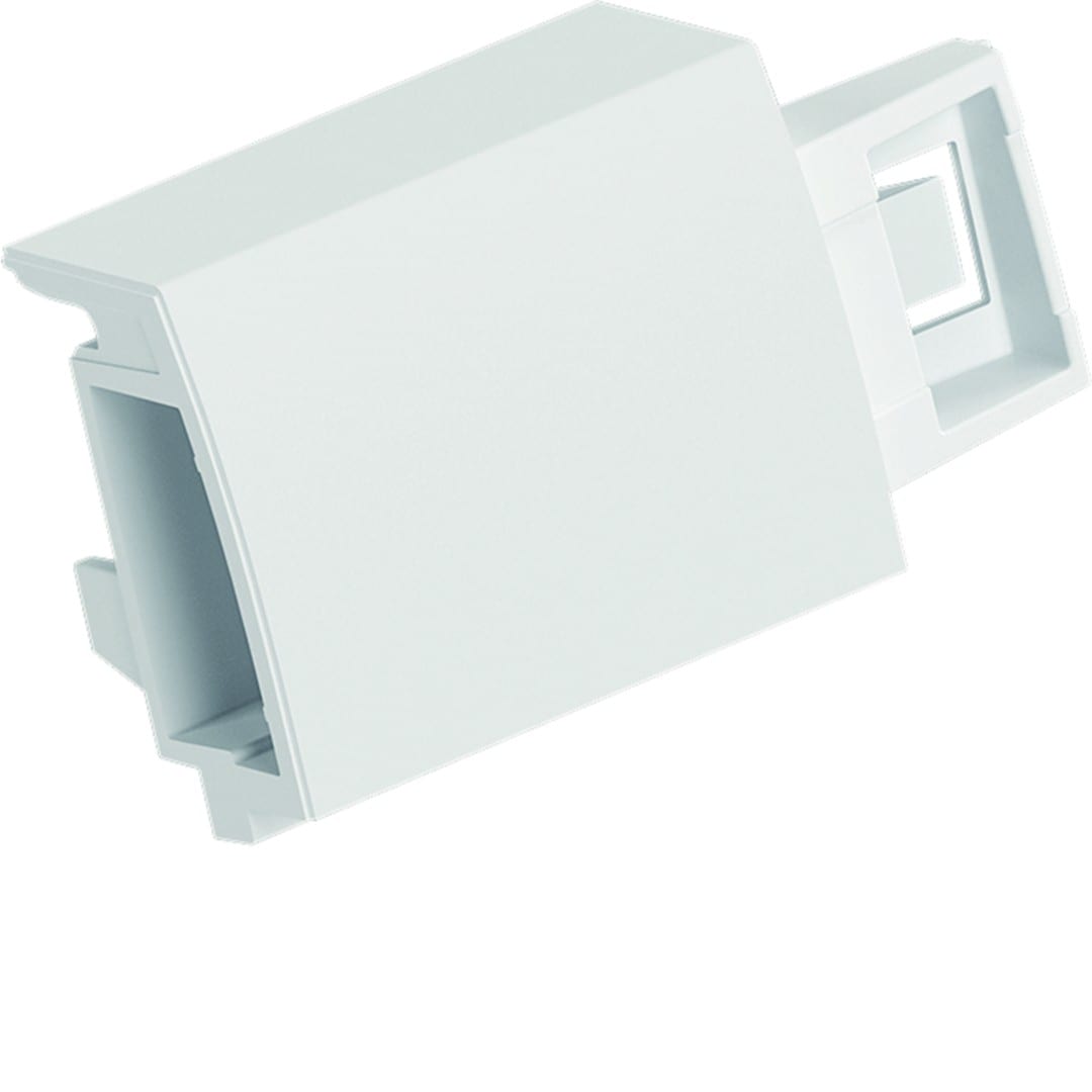 Hager - 10 extensions pour support appareillage lifea LFF71H110 RAL 9016 Pure