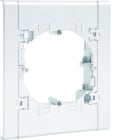 Hager - Support appareillage entraxe 60mm pour goulotte lifea LFF 40/60x100mm Blanc