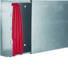 Hager - Goulotte camelea h200mm x p60mm + 4 agrafes M6293 (VERZ) acier galvanisé