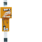 Hager - Voyant de signalisation 230V pour coupe-circuit L51 et L58