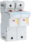 Hager - Coupe circuit 2P 125A 690V L58 accessoriable 4 modules