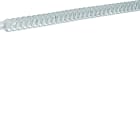 Hager - Goulotte de câblage flexible Polyamide sans halogene 20mm L=0,5m Gris clair