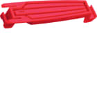 Hager - Agrafe en PC/ABS pour LFS60100 noryl rouge