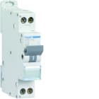 Hager - Disjoncteur Phase + Neutre 16A 3kA Courbe C bornes à vis 1 Module