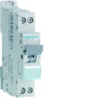 Hager - Disjoncteur 10A 1P+N 4,5-6kA Courbe C 1module