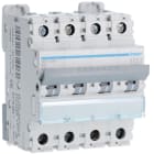Hager - Disjoncteur 6A 4P 6-10kA Courbe B 4modules