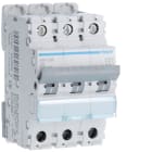 Hager - Disjoncteur 6A 3P 6-10kA Courbe C 3modules