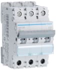 Hager - Disjoncteur 6A 3P 6-10kA Courbe C 3modules