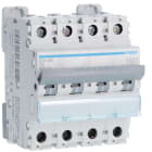 Hager - Disjoncteur 6A 4P 6-10kA Courbe C 4modules