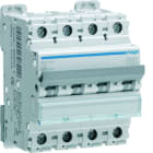 Hager - Disjoncteur 10A 4P 6-10kA Courbe C 4modules