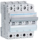 Hager - Disjoncteur 20A 4P 6-10kA Courbe C 4modules