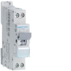 Hager - Disjoncteur 6A 1P+N 6-10kA Courbe C 1module