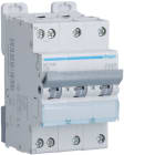 Hager - Disjoncteur 10A 3P+N 6-10kA Courbe C 3module