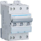 Hager - Disjoncteur 16A 3P+N 6-10kA Courbe C 3module