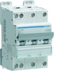 Hager - Disjoncteur 6A 3P+N 6-10kA Courbe C 3module