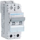 Hager - Disjoncteur 6A 2P 6-10kA Courbe D 2modules