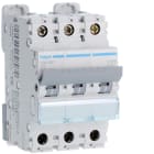 Hager - Disjoncteur 1A 3P 6-10kA Courbe D 3modules