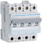 Hager - Disjoncteur 1A 4P 6-10kA Courbe D 4modules