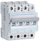 Hager - Disjoncteur 4A 4P 6-10kA Courbe D 4modules