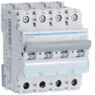 Hager - Disjoncteur 6A 4P 6-10kA Courbe D 4modules