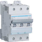Hager - Disjoncteur 16A 3P 6-10kA Courbe D 3module
